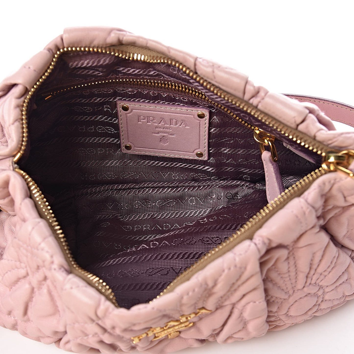 Nappa Stitches Shoulder Bag Petalo