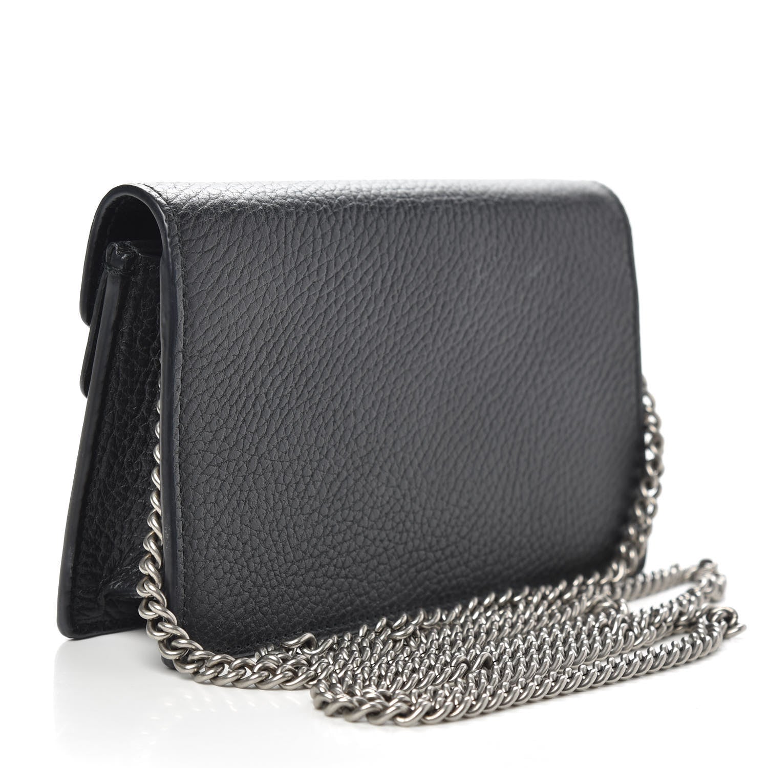 Gucci Calfskin Super Mini Dionysus Shoulder Bag Black 3 of 9