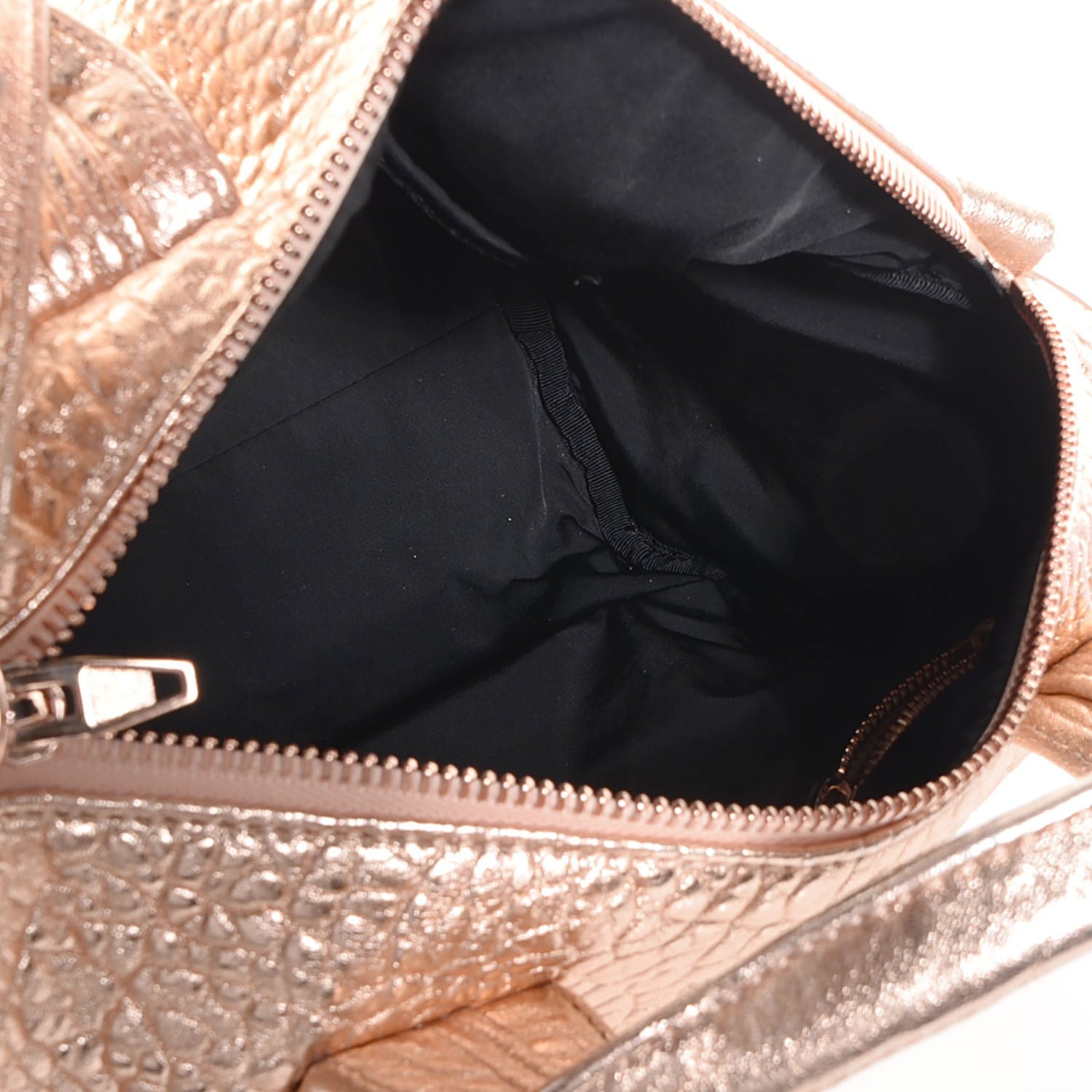 Alexander Wang Pebbled Lambskin Rocco Rose Gold With Rose Gold Hardware 5 of 6