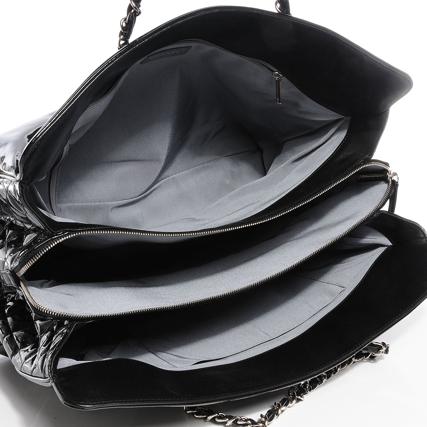 Vinyl XL Lipstick Tote Black