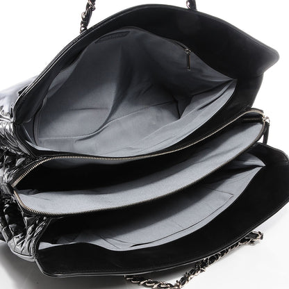 Chanel Vinyl XL Lipstick Tote Black 5 of 7