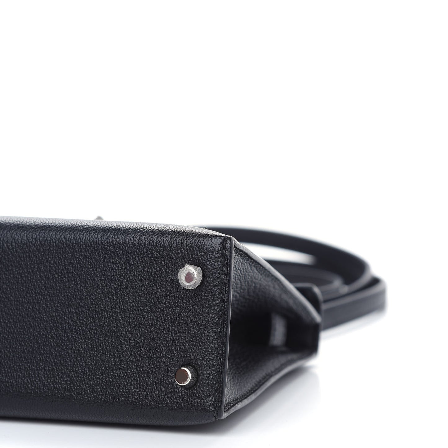Chevre Chandra Mini Kelly Sellier 20 Black