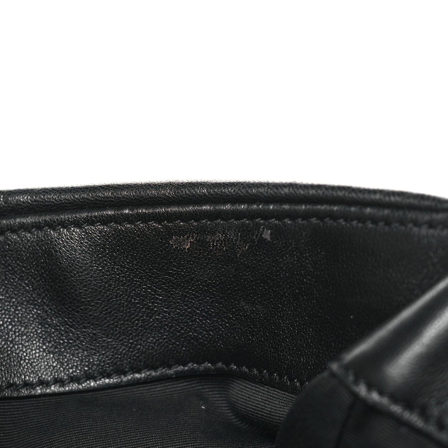 SAINT LAURENT Lambskin Matelasse Monogram Large Jamie 4.3 Black