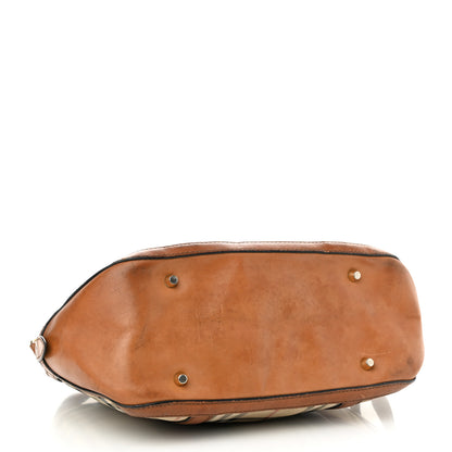 Burberry Horseferry Check Small Orchard Bowling Bag Tan 4 of 26