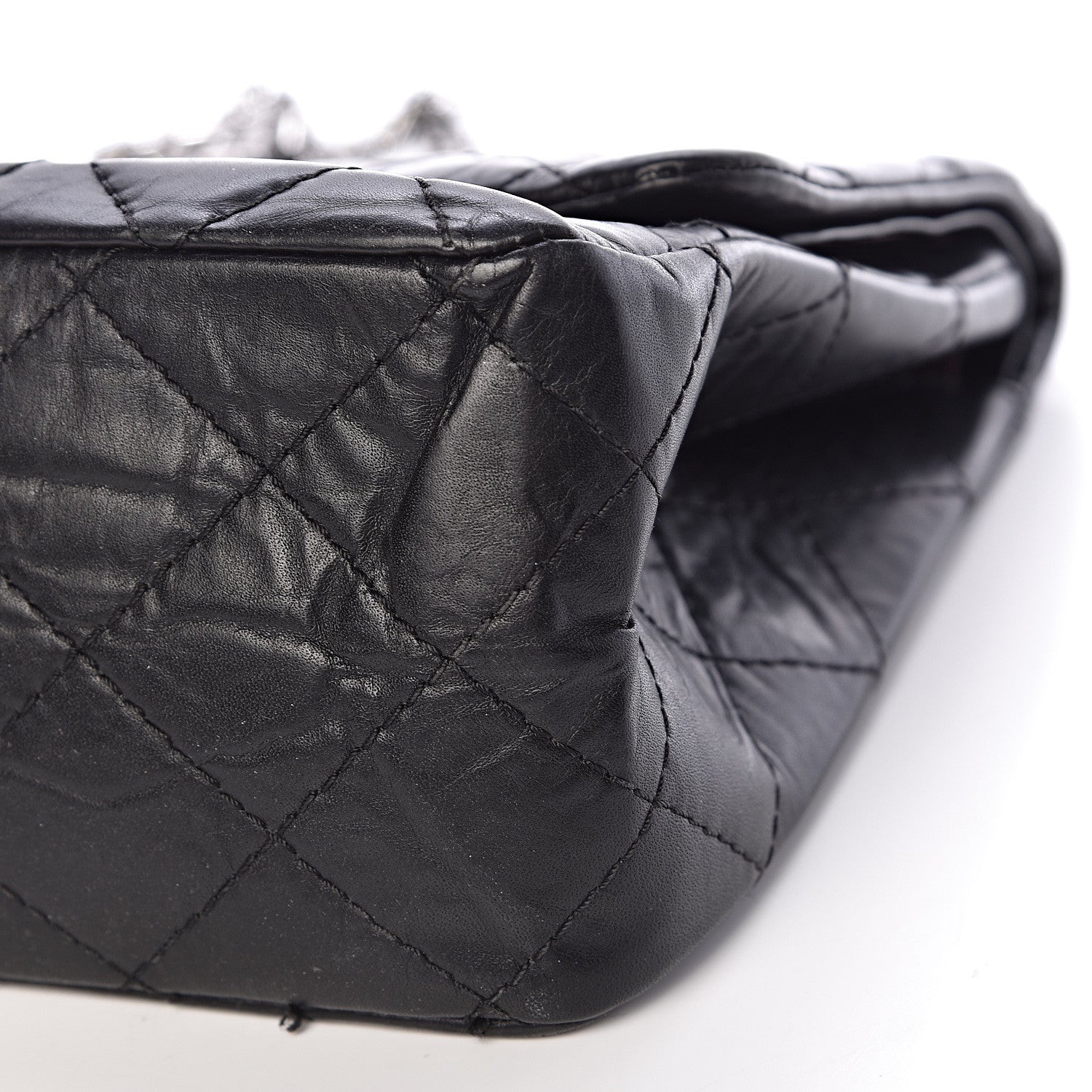 Chanel Aged Calfskin Quilted 2.55 Reissue 227 Flap Black 10 of 13