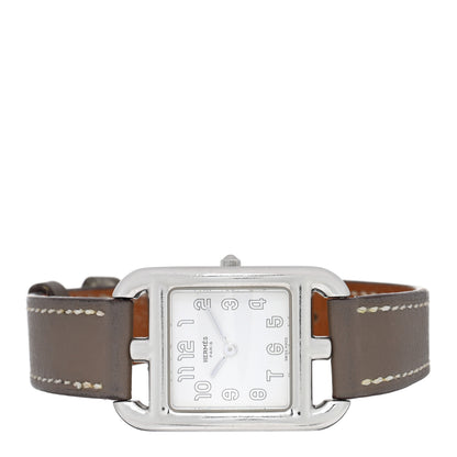 Hermes Stainless Steel Swift 23mm Cape Cod Quartz Watch Etoupe 2 of 5