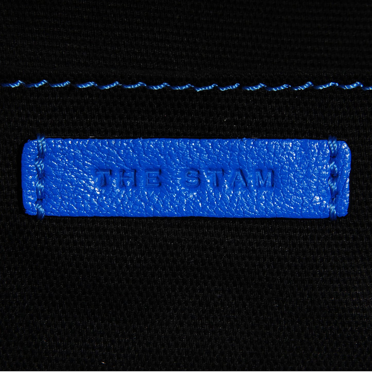 Calfskin Quilted Stam Blue