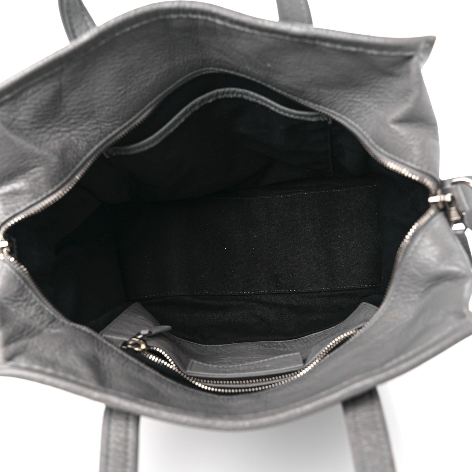 Balenciaga Agneau Small Bazar Shopper Tote Gris Pyrite 5 of 19