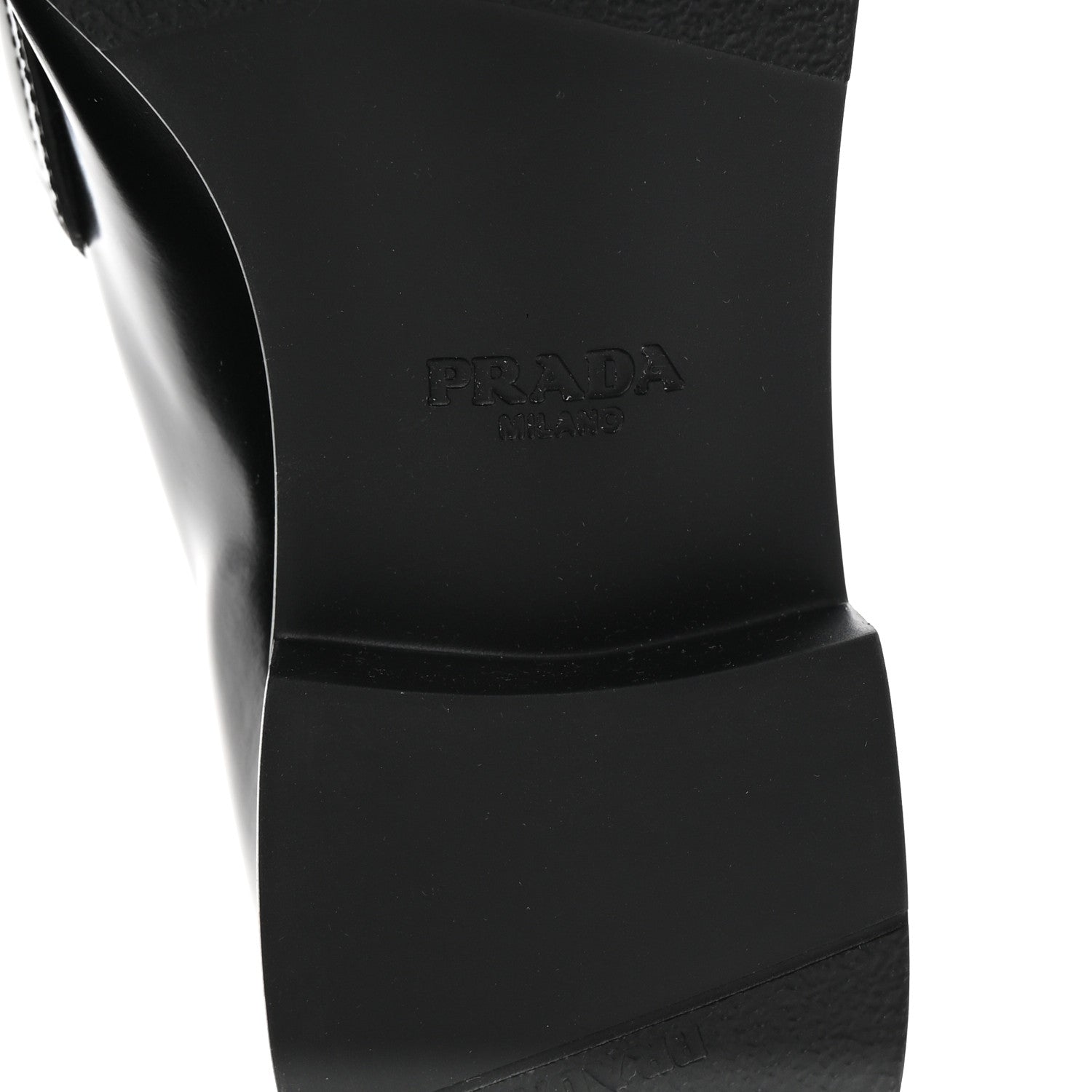 Prada Spazzolato Loafers 37 Black 7 of 10