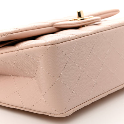 Chanel Caviar Quilted Small Double Flap Light Pink 9 of 10