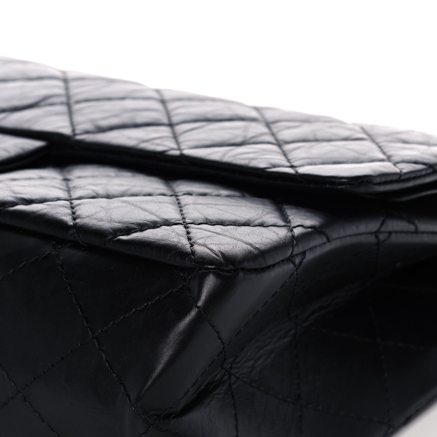 Chanel Aged Calfskin Quilted 2.55 Reissue 227 Flap Black 9 of 14