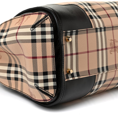 Burberry Haymarket Check Small Gladstone Chocolate 8 of 16