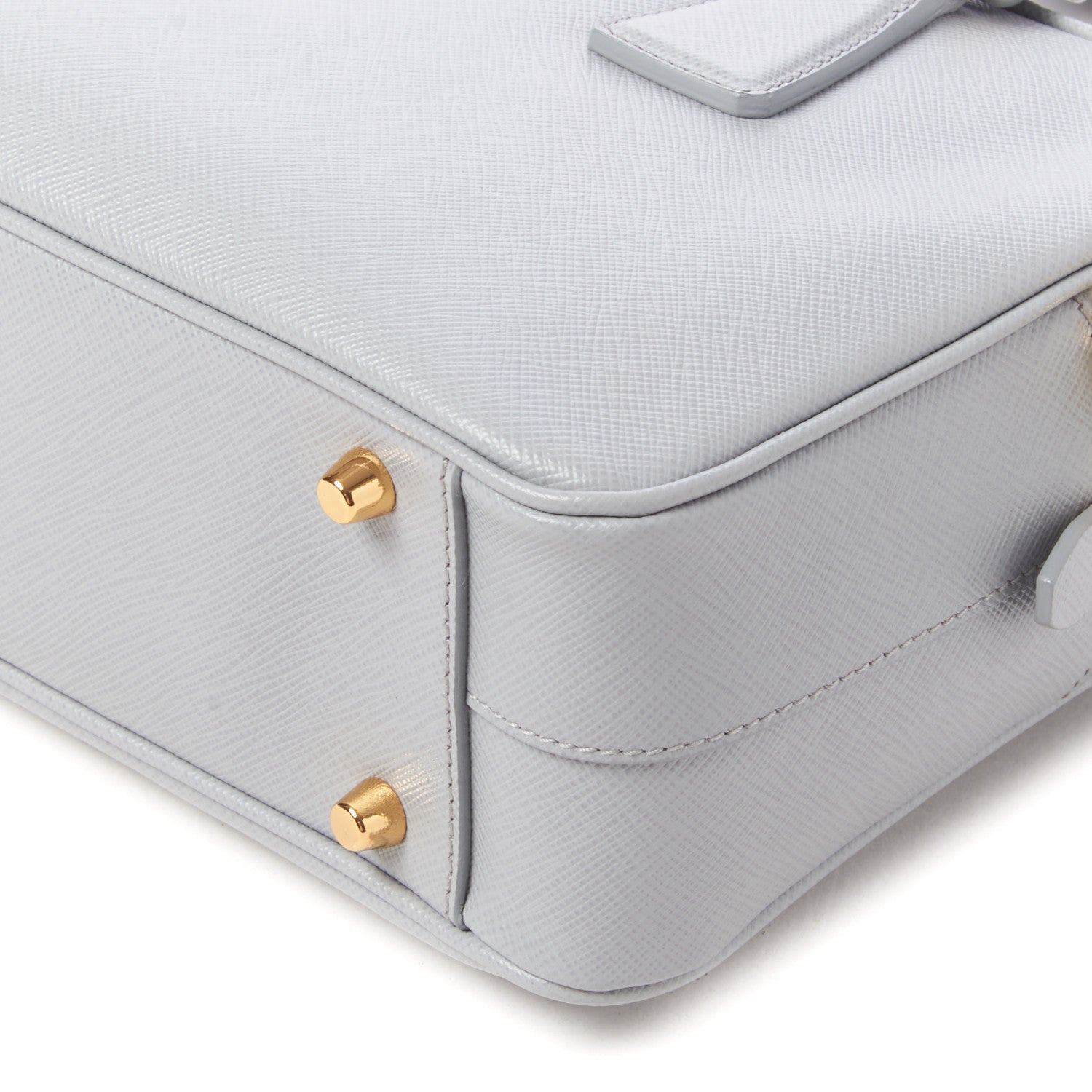 Prada Saffiano Lux Petite Bowler Nube 4 of 8