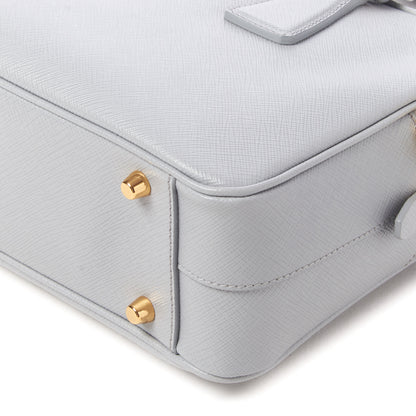 Prada Saffiano Lux Petite Bowler Nube 4 of 8