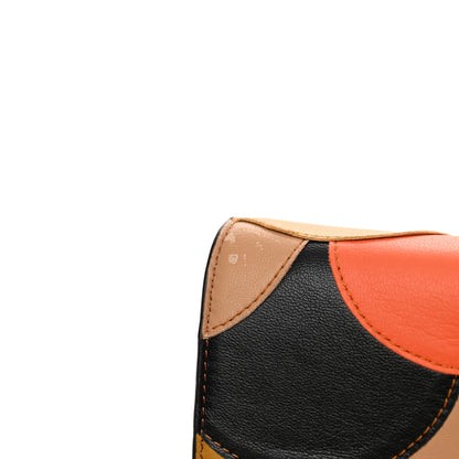 Chloe Calfskin Patchwork Alphabet Clutch On Chain Sepia Brown 12 of 13