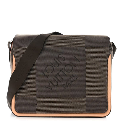Louis Vuitton Damier Geant Messenger Bag Terre 1 of 12