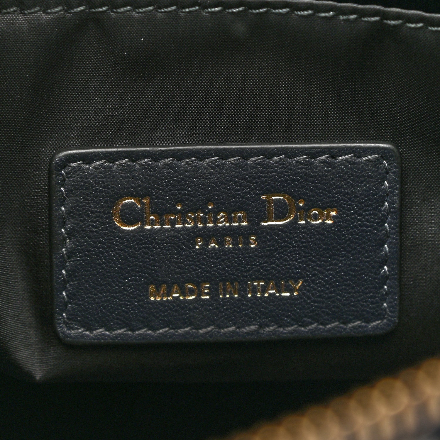 Christian Dior Oblique Large Beauty Pouch Bleu 6 of 6