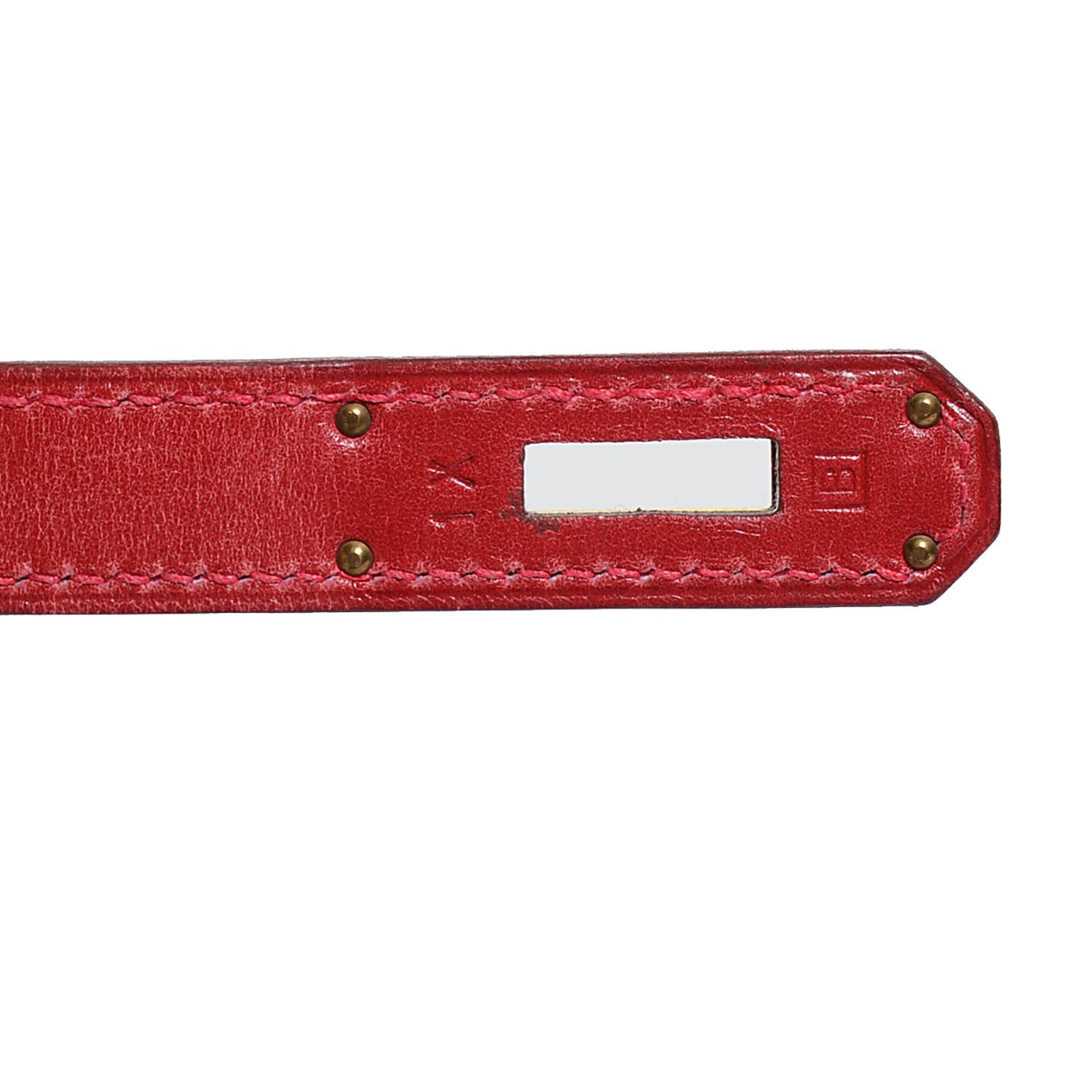 Hermes Swift Bi-Color Birkin 35 Blanc Rouge Vif 9 of 24