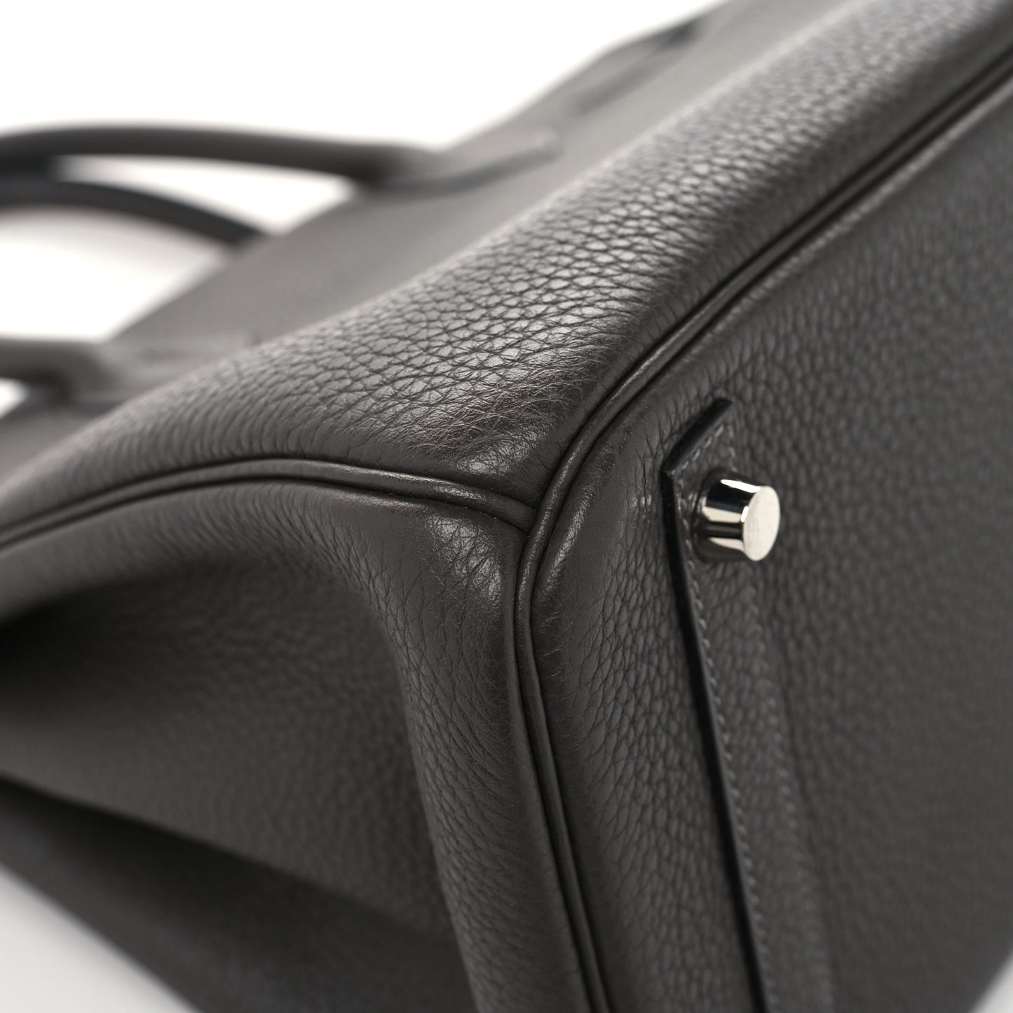 Togo Horseshoe Birkin 30 Graphite Kiwi