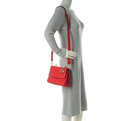 Christian Dior Bullcalf Mini Be Dior Flap Red 2 of 7