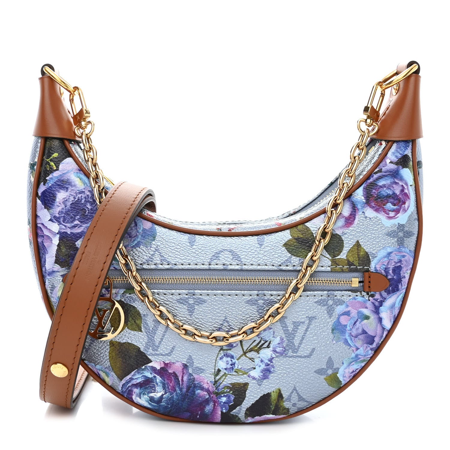 Louis Vuitton Metallic Monogram LV Garden Loop PM Blue 1 of 9