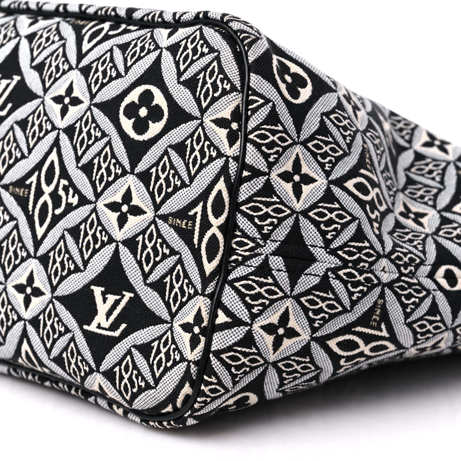 Louis Vuitton Jacquard Since 1854 Neverfull MM Grey 10 of 13