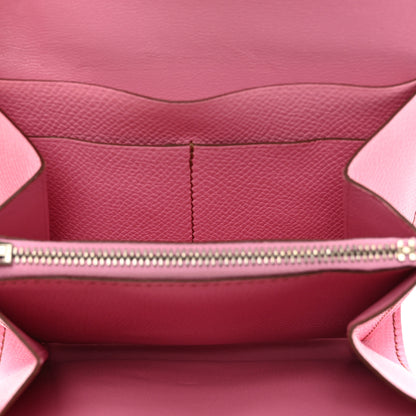 Hermes Epsom Constance Compact Passant Wallet 5P Pink 5 of 8