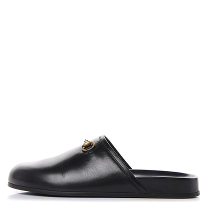 Gucci Malaga Kid Womens Horsebit River Slippers 39 Black 1 of 8