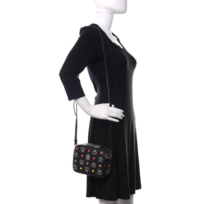 MCM Skyoptic Visetos Spectrum Diamond Camera Bag Black 2 of 10