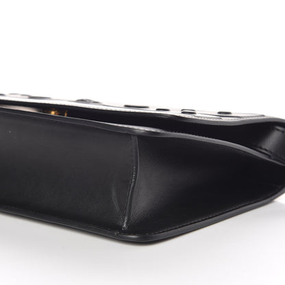 Versace Calfskin Tribute X Shoulder Bag Black 6 of 9