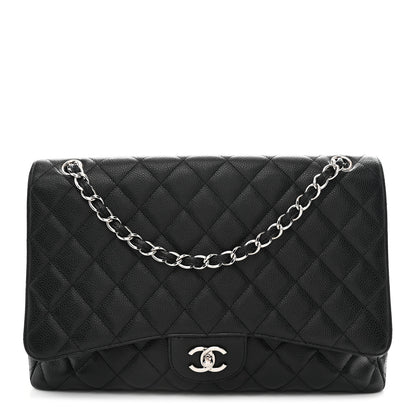 Chanel Caviar Maxi Single Flap Black 2 of 19