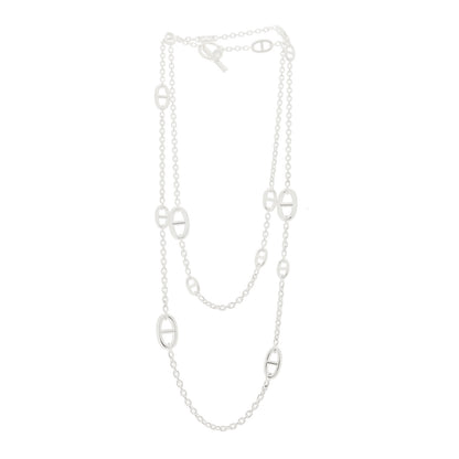 Hermes Sterling Silver Farandole Necklace 120 3 of 5