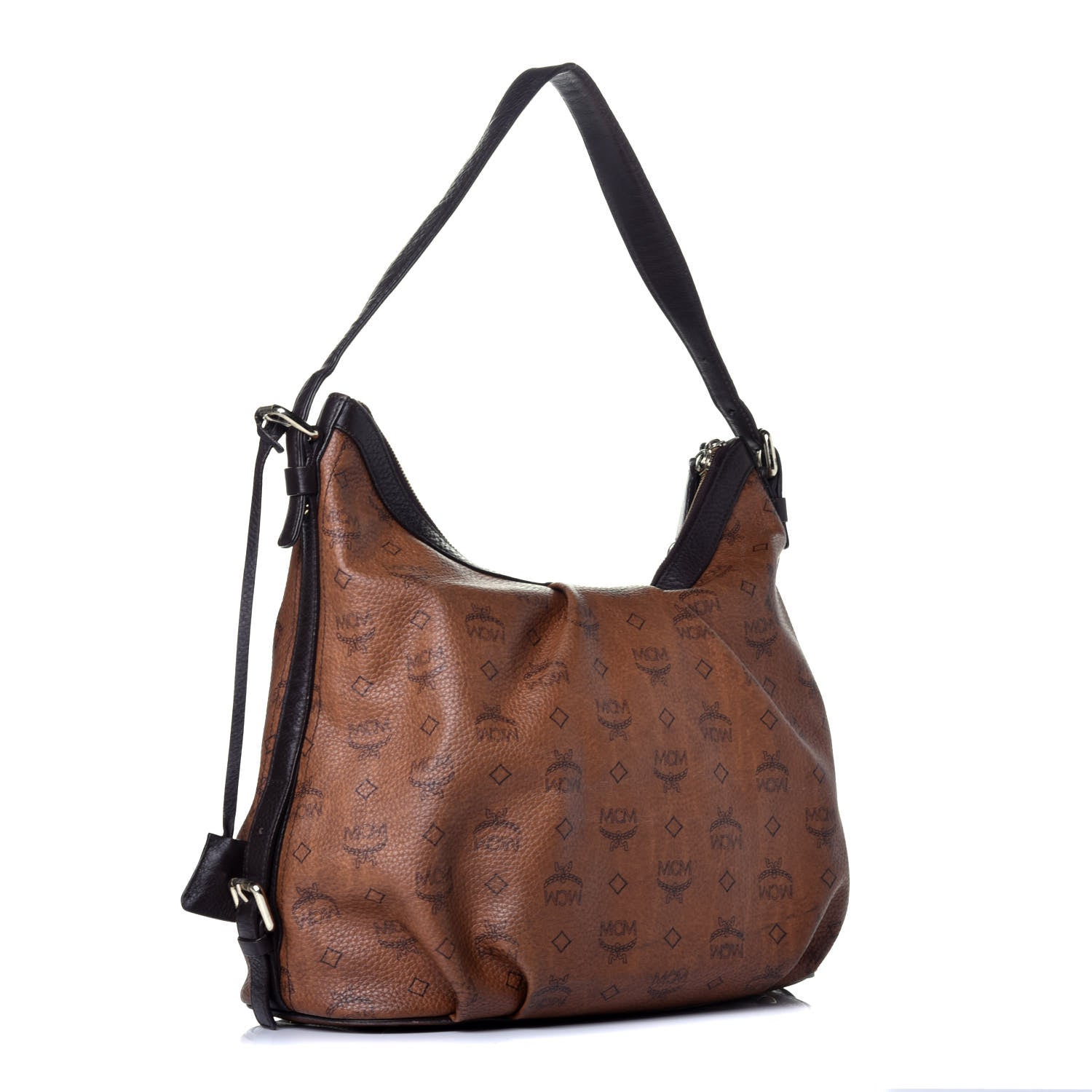 MCM Visetos Hobo Brown 3 of 9