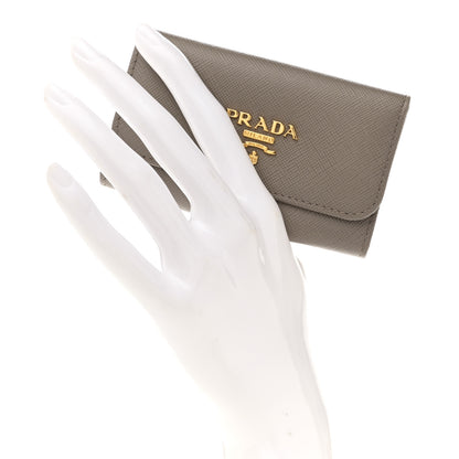 Prada Saffiano Fiocco 6 Key Holder Argilla 2 of 9