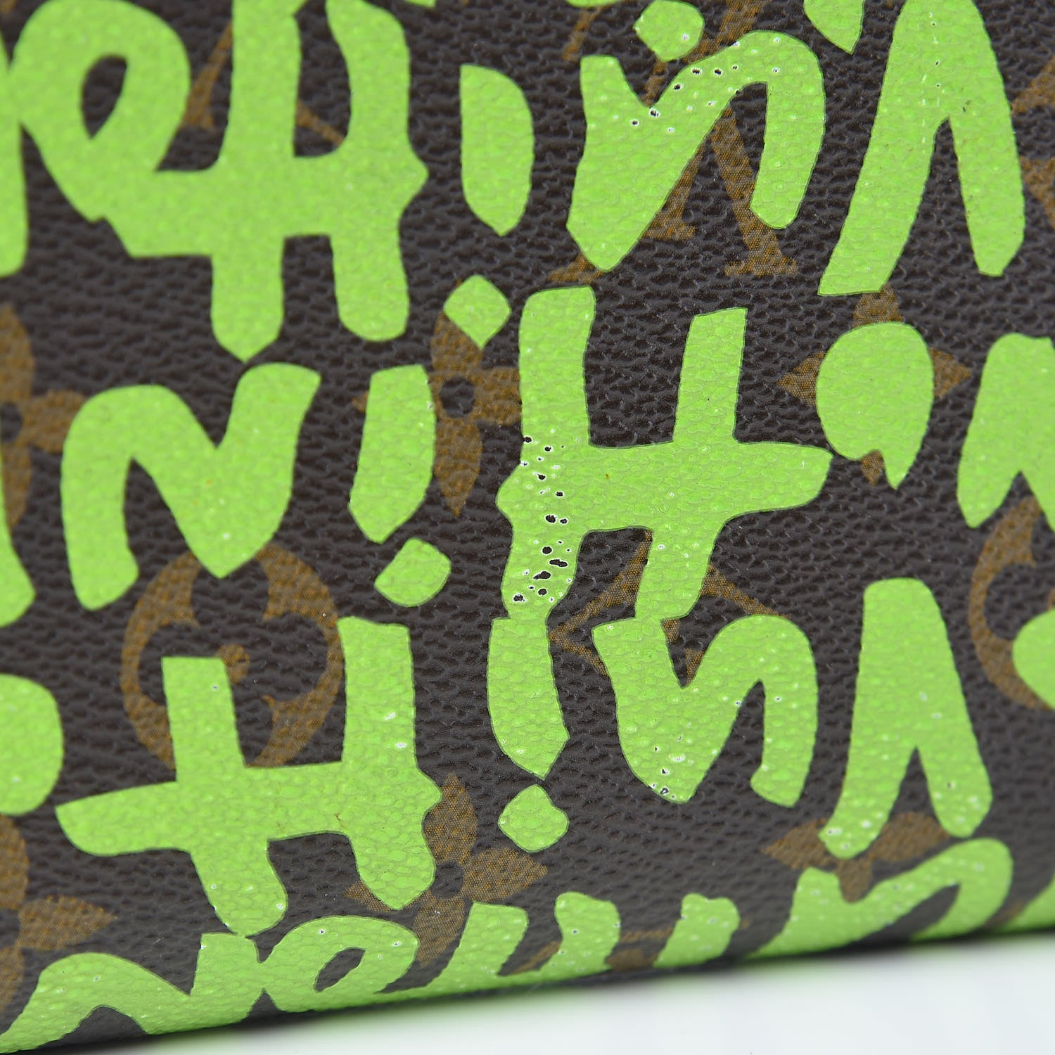 Louis Vuitton Monogram Graffiti Zippy Wallet Green 9 of 10