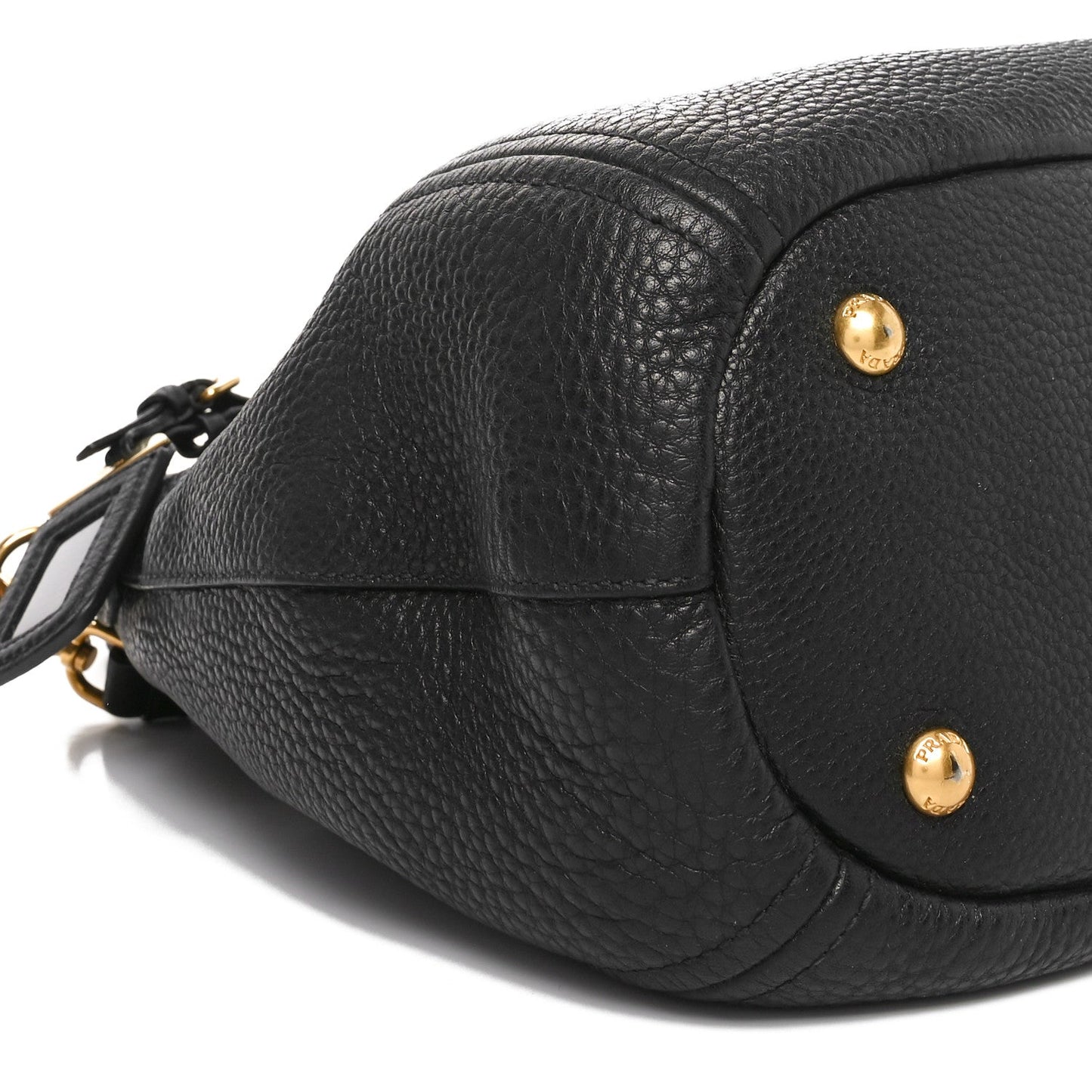 Vitello Phenix Shoulder Bag Black