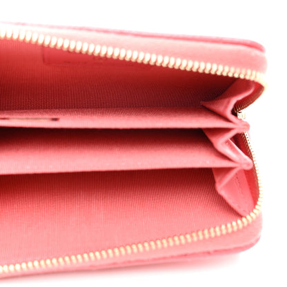 Chanel Caviar Quilted Zip Coin Purse Pink 5 of 10