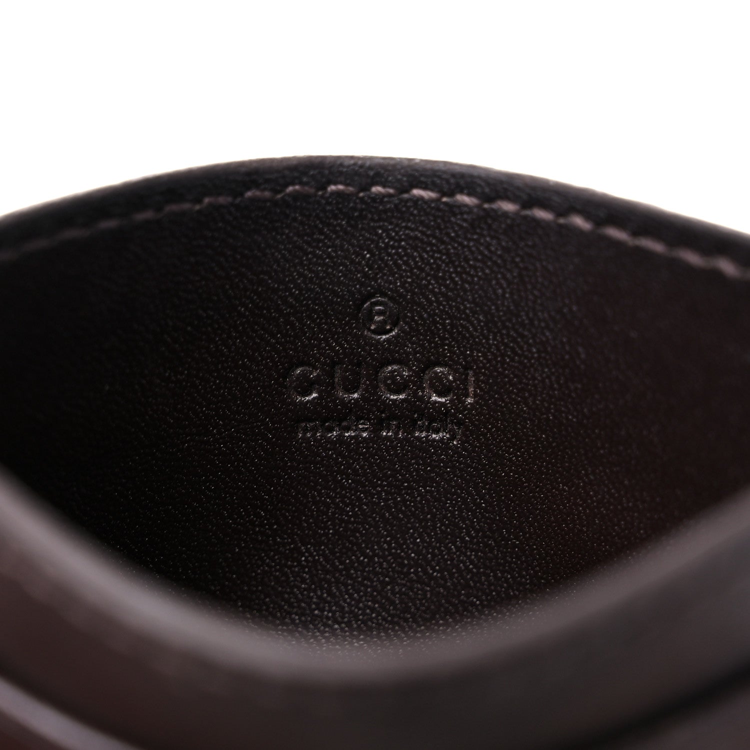 Gucci Microguccissima Card Holder Dark Brown 5 of 14