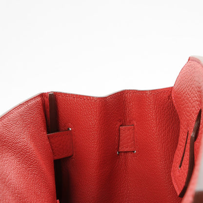Hermes Taurillon Clemence Birkin 30 Bougainvillea 10 of 31