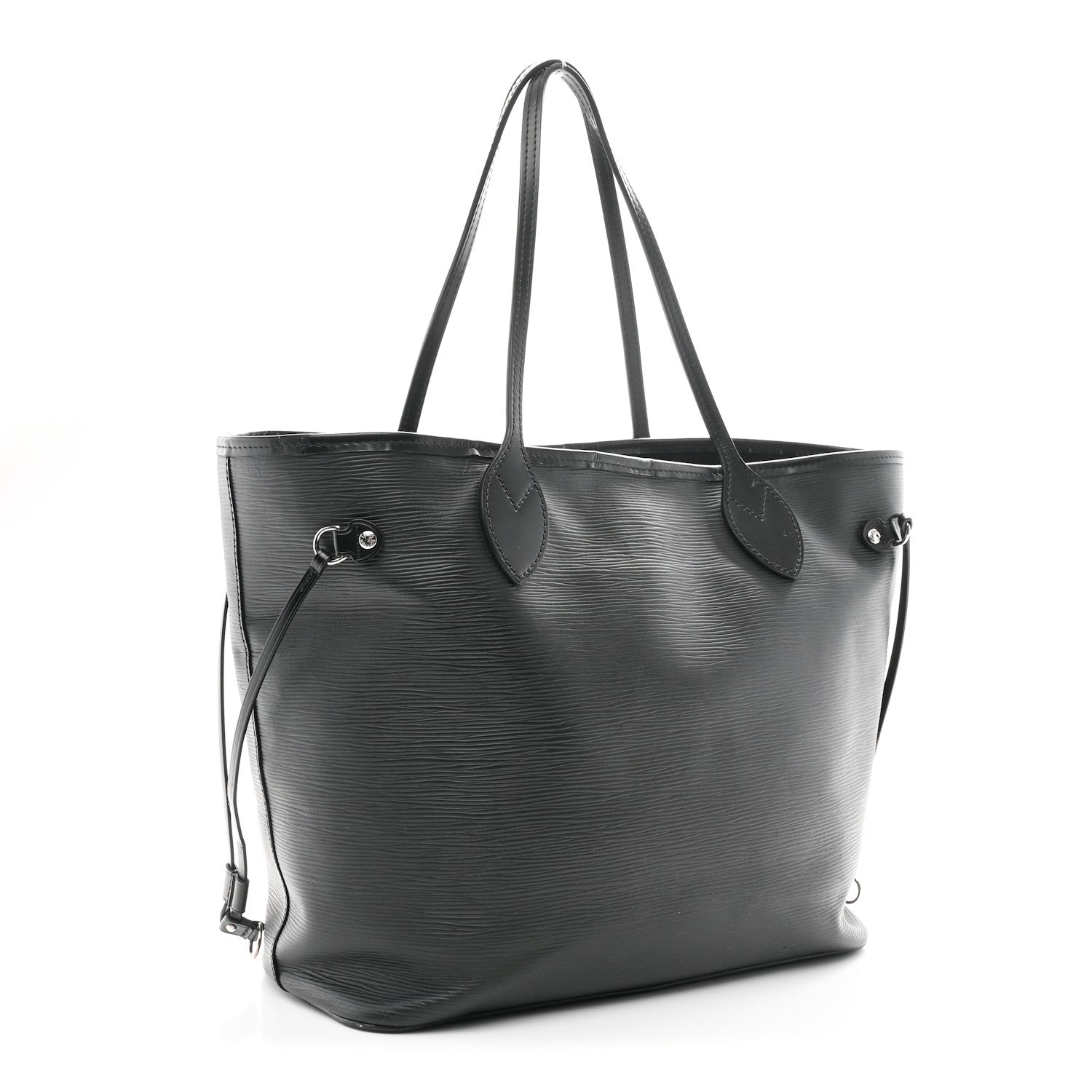 Louis Vuitton Epi Monogram Neverfull MM Black 3 of 11
