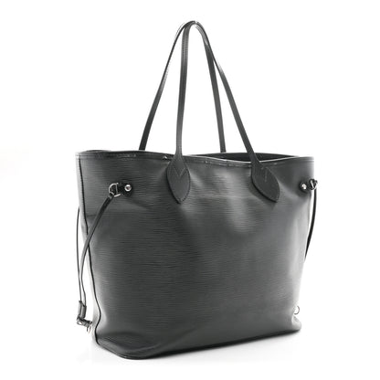 Louis Vuitton Epi Monogram Neverfull MM Black 3 of 11
