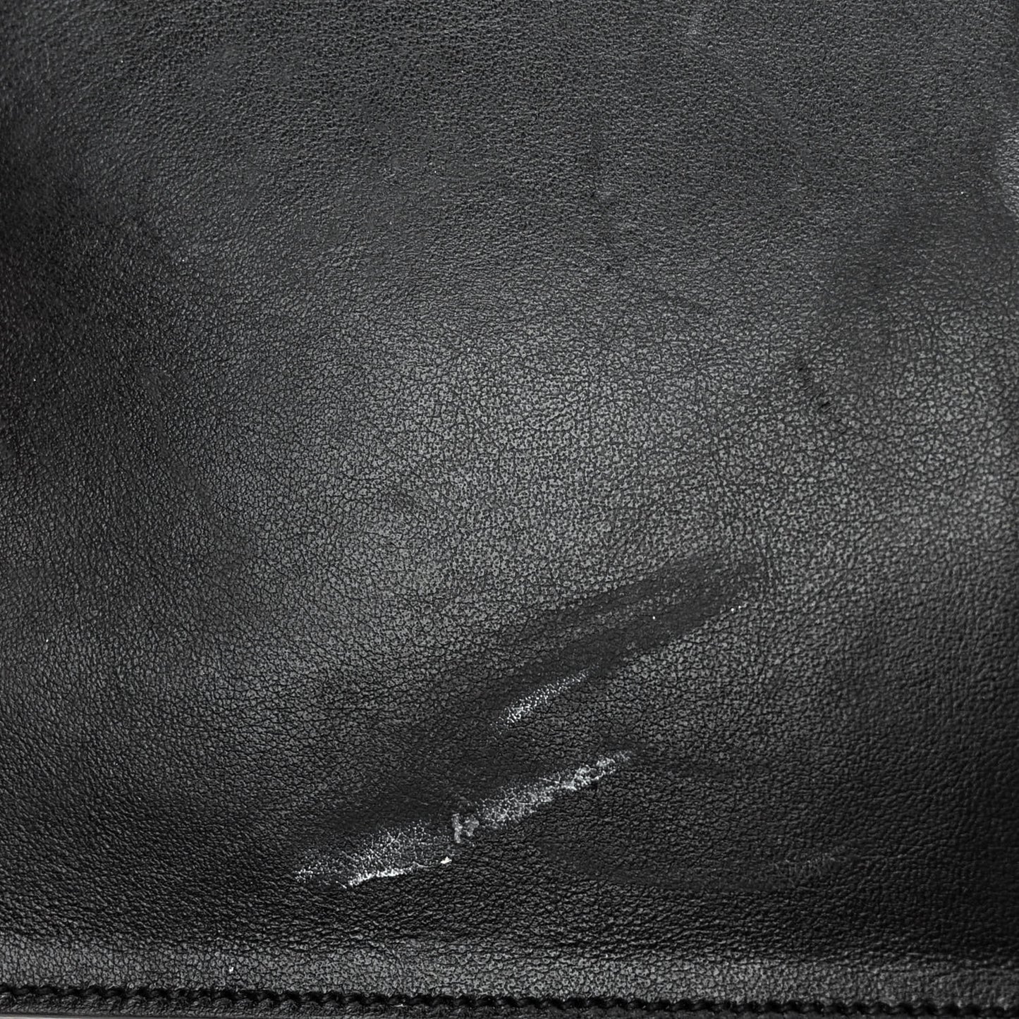 Grained Calfskin Baby Sac De Jour Black