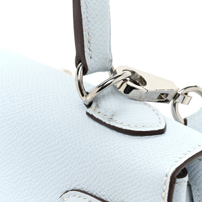Hermes Epsom Kelly Sellier 25 Bleu Brume 13 of 15