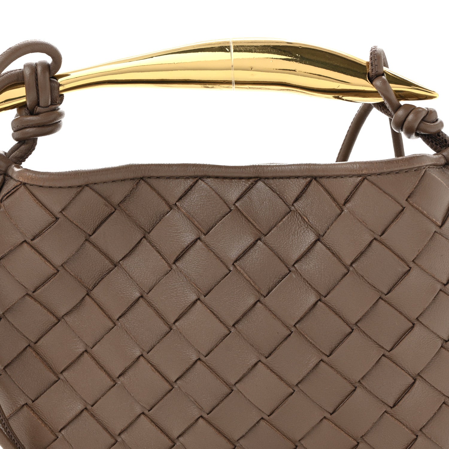 Bottega Veneta Nappa Intrecciato Mini Sardine Bag Taupe Grey 7 of 9