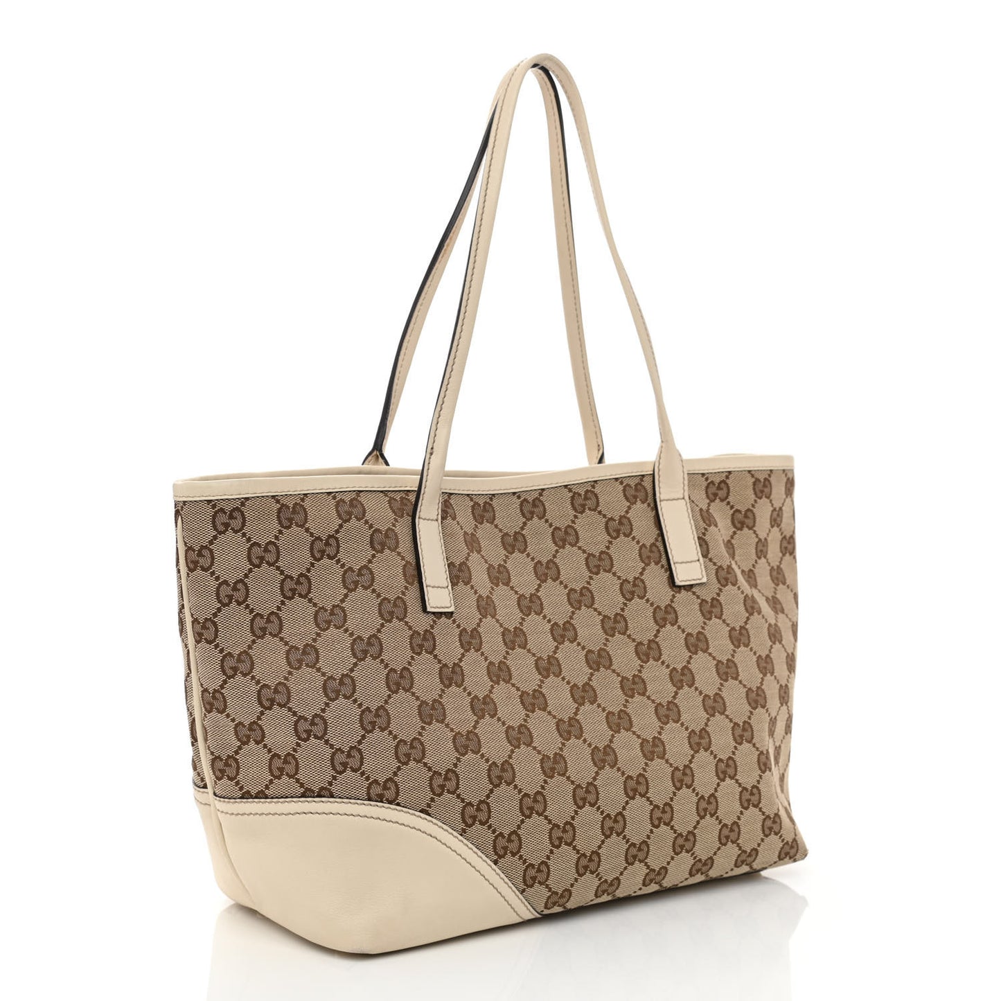 Monogram Medium New Britt Tote Off White