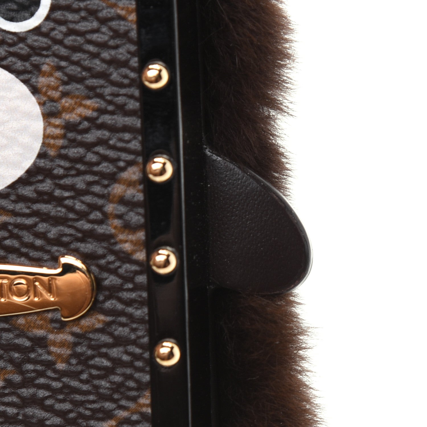 Louis Vuitton Wild Fur Monogram Eye-Trunk Bear Bag Charm 8 of 10