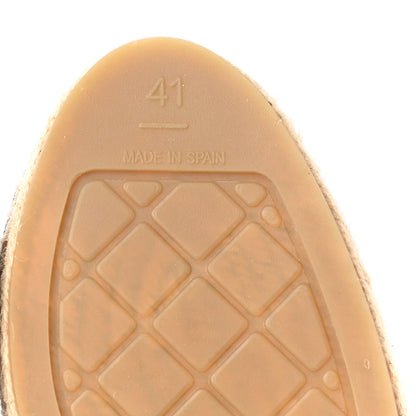 Chanel Tweed Lambskin CC Espadrilles 41 Pink Black 8 of 10