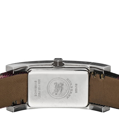 Burberry Stainless Steel Canvas 18mm Heritage Quartz Watch Pink BU1025 4 of 5