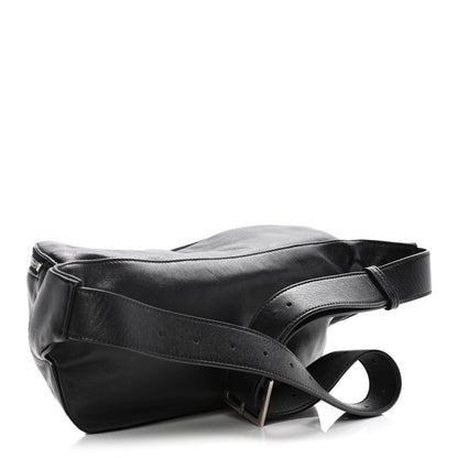 Saint Laurent Calfskin Monogram Belt Bag Black 3 of 14