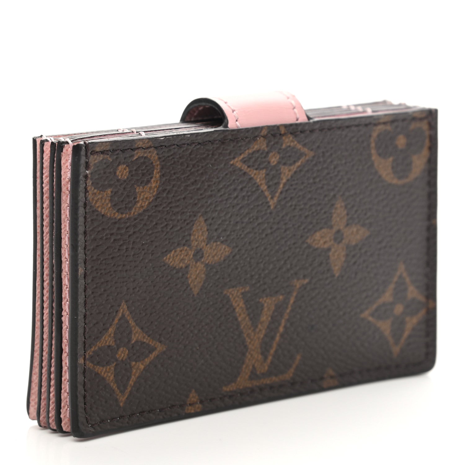 Louis Vuitton Monogram Gusset Card Holder Rose Ballerine 3 of 6